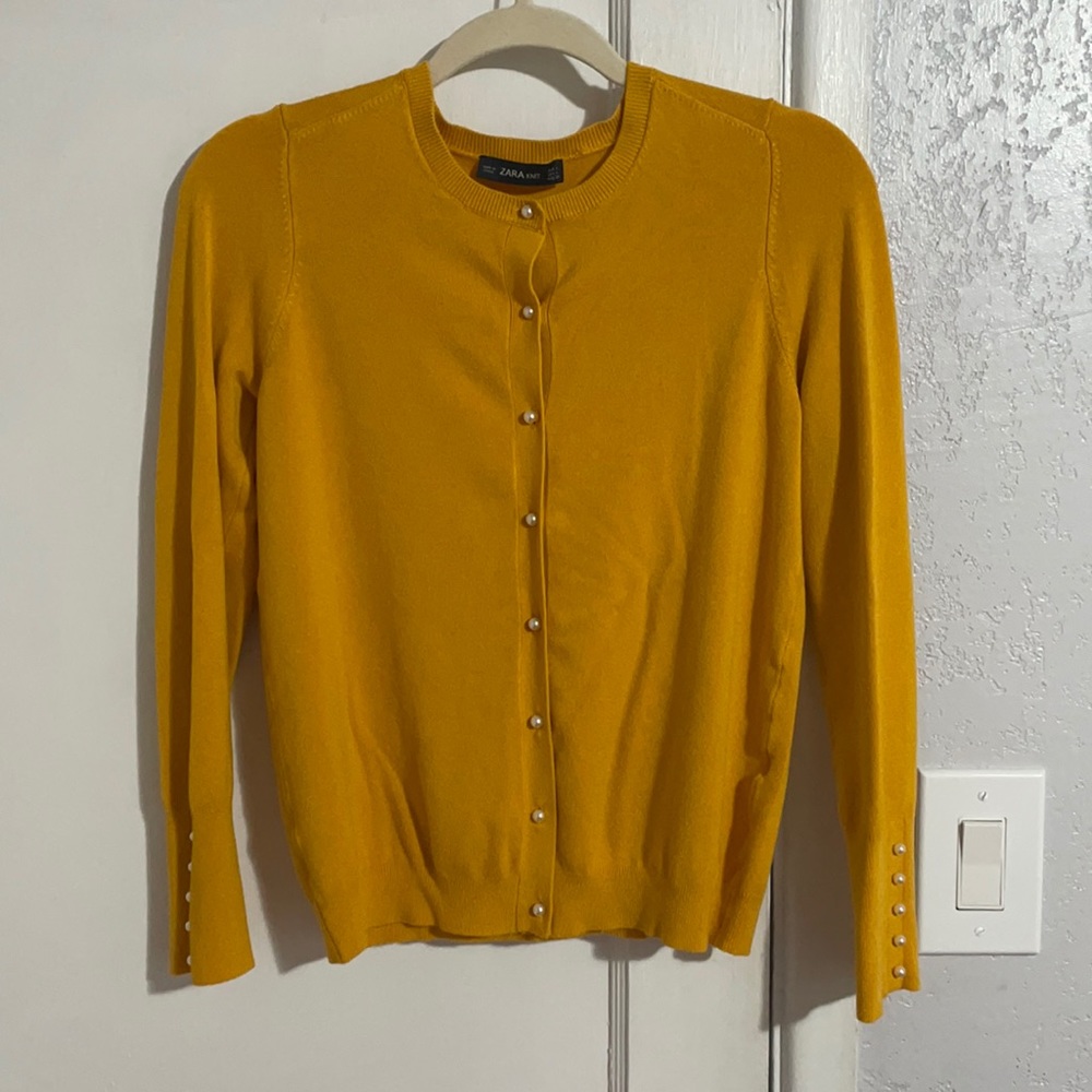 Zara Pearl Cardigan
